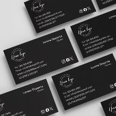 カスタムシンプルミニマルモダン主義ソーシャルメディア 名刺