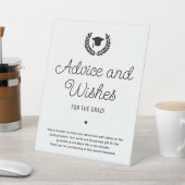 カスタムシンプルモダンアドバイスと希望 台座サイン (インサイチュ)