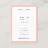 カスタムシンプルモダンエレガントトレンディー 名刺 (裏面)