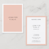 カスタムシンプルモダンエレガントトレンディー 名刺 (正面/裏面)