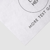 カスタムシンプルモダンテンプレートのロゴはこちら 薄葉紙 (詳細)