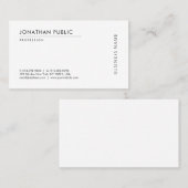 カスタムシンプルモダンテンプレートプロフェッショナルエレガント 名刺 (正面/裏面)