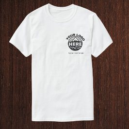 カスタムシンプルロゴとテキストのビジネス会社  Tシャツ