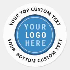 カスタムシンプルロゴテンプレート ラウンドシール