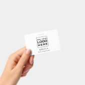 カスタムシンプル会社のロゴ従業員 バッジ (手持ち)