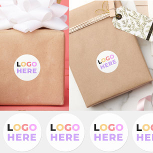 カスタムシンプル会社のロゴ エレガントミニマル ラウンドシール