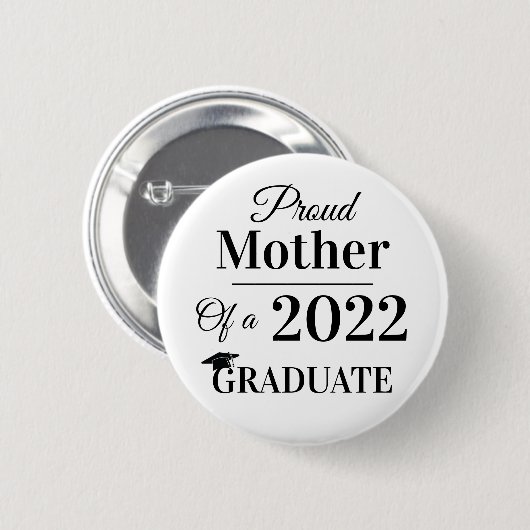 カスタムシンプル卒業誇りを持った法 缶バッジ (正面&裏面)