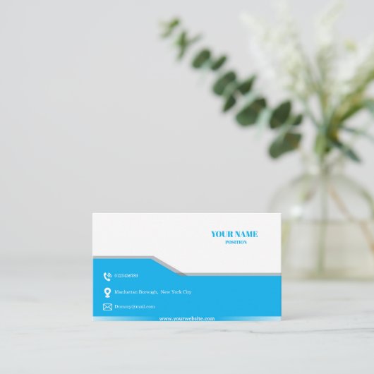 カスタムシンプル名刺 名刺 (スタンド正面)