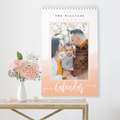 カスタムシンプル家族の写真2025カレンダー カレンダー