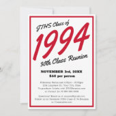 カスタムシンプル懇親会 招待状 (正面)