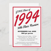 カスタムシンプル懇親会 招待状 (正面/裏面)