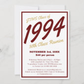 カスタムシンプル懇親会 招待状 (正面)