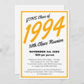 カスタムシンプル懇親会 招待状 (正面/裏面)