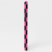 カスタムシンプル抽象芸術幾何検査モザイクアート iPhoneケース (右側)