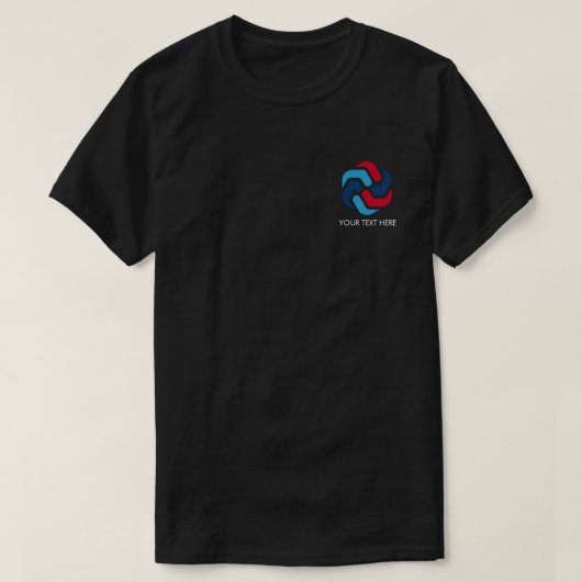 カスタムシンプル文字・ロゴ Tシャツ (デザイン正面)