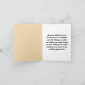 カスタムシンプル死亡メッセージカード サンキューカード (内部)