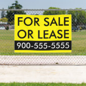 カスタムシンプル販売またはリース用ブラックイエロー 横断幕 (インサイチュ)