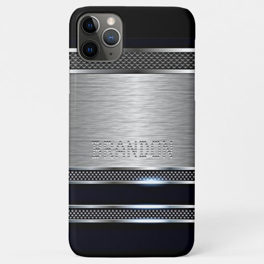 カスタムシンプル金フェイクモダン製ストライプ品パターン Case-Mate iPhoneケース (裏面)