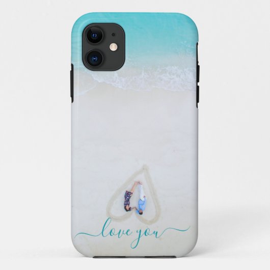 カスタムシンプルCoule写真iPhoneケース Case-Mate iPhoneケース (裏面)