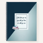 カスタムシンプルGRAYノート ノートブック (正面)