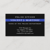 カスタムシン・ブルー・ライン警察署警部 名刺 (正面)