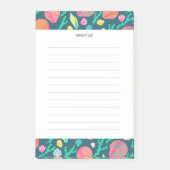 カスタムシーシェル縁どの食料品ショッピング一覧 ポストイット (正面)