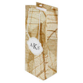 カスタムシースクリームレ葉ース ワインギフトバッグ (正面アングル)