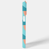 カスタムシーフオムグリーンマウブトープレトロパタモダンーン Case-Mate iPhoneケース (裏面 / 右)