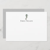 カスタムシーホース札 ノートカード (正面/裏面)