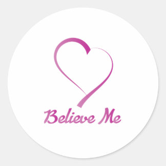 カスタムシール&ラベルピンクフォント ラウンドシール