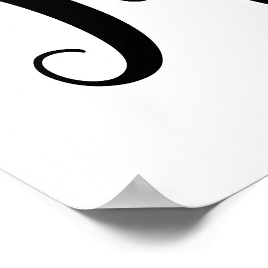 カスタムシ結婚ックたった今結婚しました看板ポスター ポスター (角)