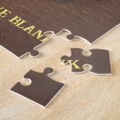 カスタムジグソーパズル水彩ビーチ夕日 ジグソーパズル (側面)