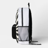 カスタムジッパーモノグラムトートバッグ プリントバックパック (右)