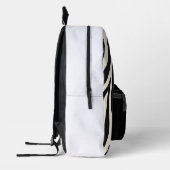 カスタムジッパーモノグラムトートバッグ プリントバックパック (左)