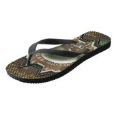 カスタムジプツハイトップシューズ、米国男性4 / US女性6 ビーチサンダル (アングル)