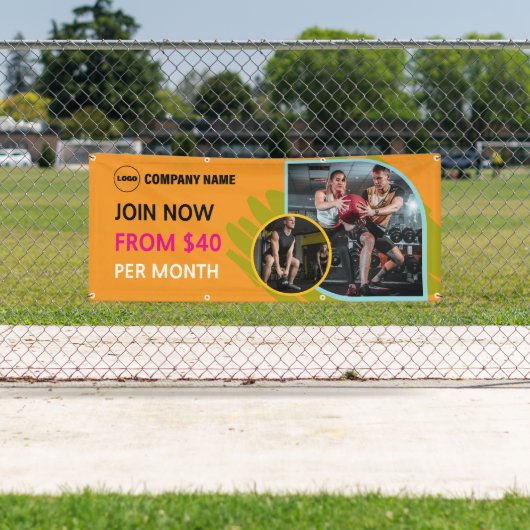 カスタムジムアウトドア広告バナー 横断幕 (インサイチュ)