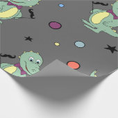 カスタムジャングルテーマ誕生日 ラッピングペーパー (角)