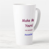 カスタムジャンボラテマグが17ozを個人用に カフェラテマグ (右アングル)