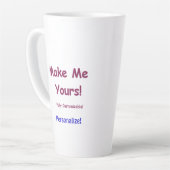 カスタムジャンボラテマグが17ozを個人用に カフェラテマグ (左アングル)