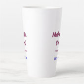 カスタムジャンボラテマグが17ozを個人用に カフェラテマグ (正面)