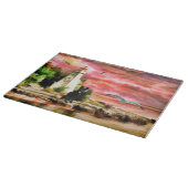 カスタムジャーマンシェパードライトハウスカッティングボード カッティングボード (角)