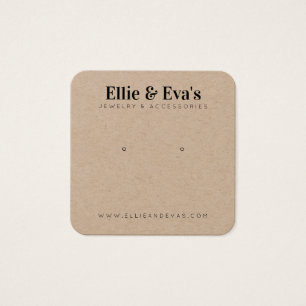 カスタムジュエリーアースフレンドリーディスプレイカード