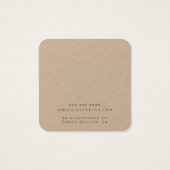 カスタムジュエリーアースフレンドリーディスプレイカード (裏面)