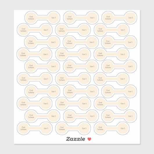 カスタムジュエリー価格ラベルカスタム金ゴールドカットステッカー シール (シート)