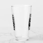 カスタムジュニア花嫁メイド名記念ガラス タンブラーグラス (左)