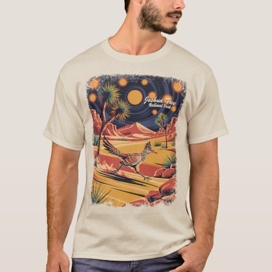 カスタムジョシュアツリーハシゴバト風バード Tシャツ (正面)