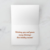 カスタムジンジャーブレッドカード シーズンカード (内部)