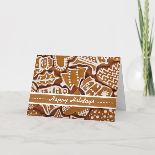 カスタムジンジャーブレッドカード シーズンカード (正面)