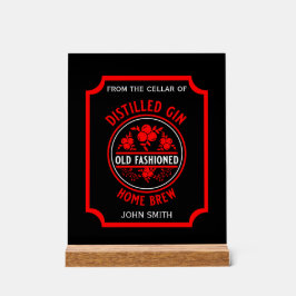 カスタムジンボトル アクリルサイン