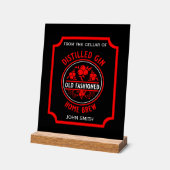 カスタムジンボトル アクリルサイン (傾斜)